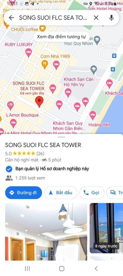 Song Suoi Flc Seatower - Seaview Apartment Quy Nhơn Ngoại thất bức ảnh